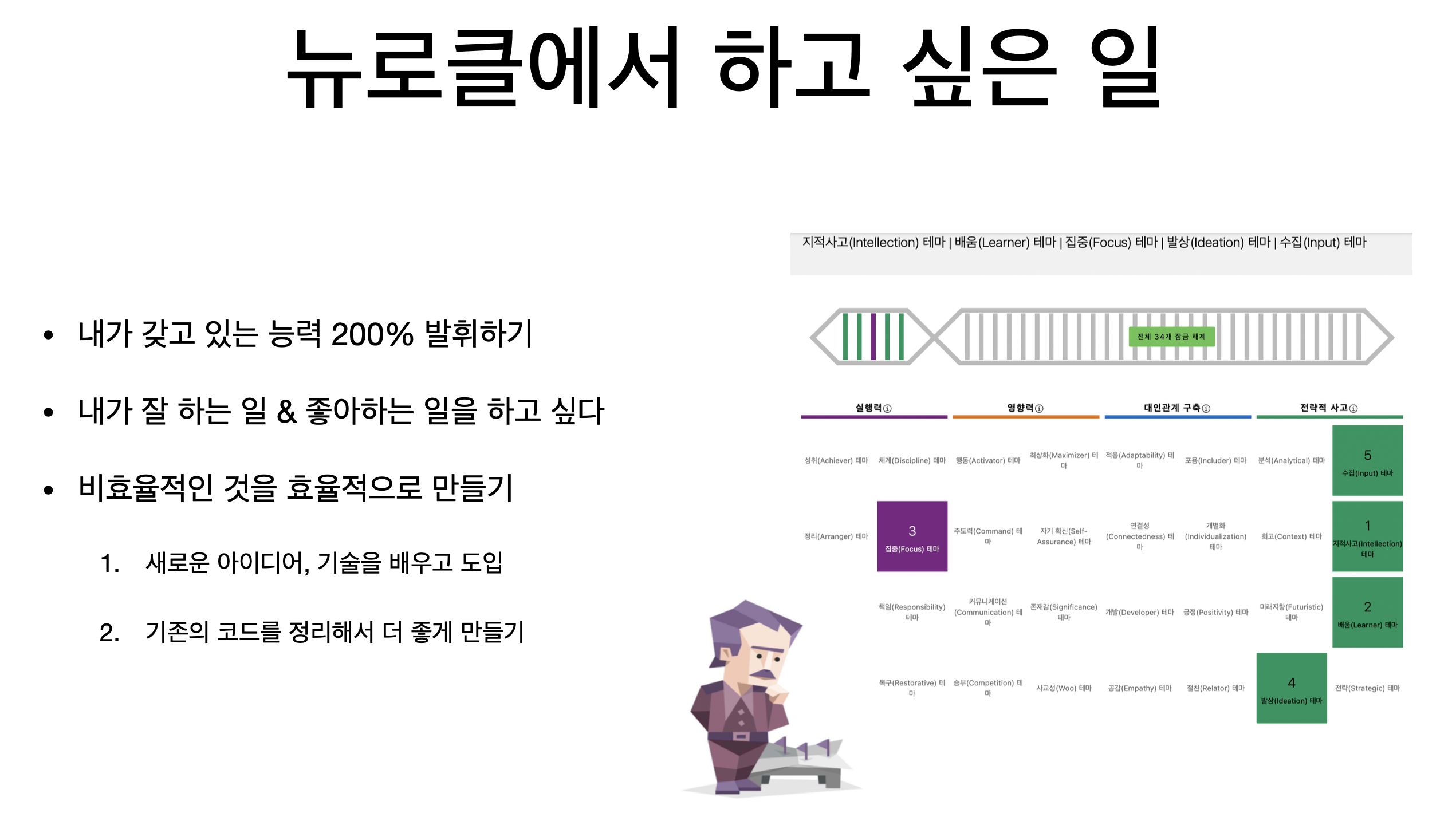 2022년 회사에서 발표한 자기소개 내용